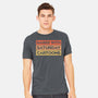 Raised With Saturday Cartoons-Mens-Heavyweight-Tee-NMdesign