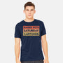 Raised With Saturday Cartoons-Mens-Heavyweight-Tee-NMdesign