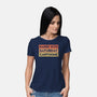 Raised With Saturday Cartoons-Womens-Basic-Tee-NMdesign