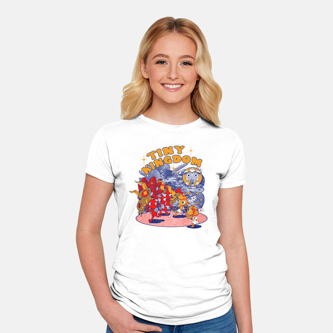 Tiny Kingdom-Womens-Fitted-Tee-1Wing