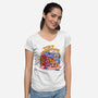 Tiny Kingdom-Womens-V-Neck-Tee-1Wing