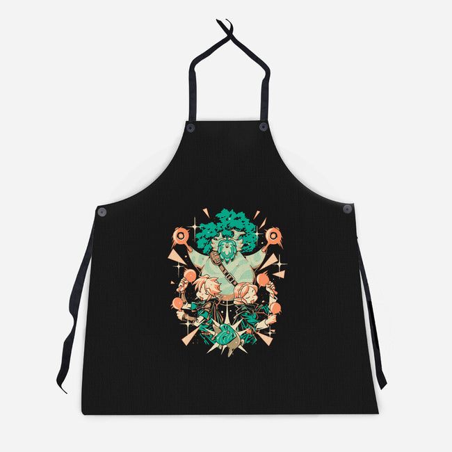 Cha Cha Cha-Unisex-Kitchen-Apron-1Wing