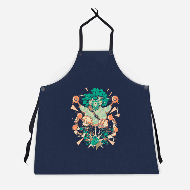 Cha Cha Cha-Unisex-Kitchen-Apron-1Wing