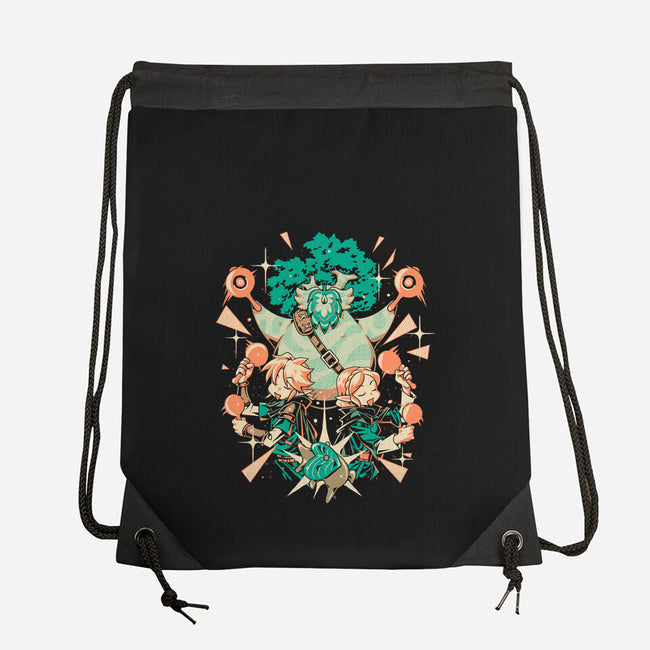 Cha Cha Cha-None-Drawstring-Bag-1Wing