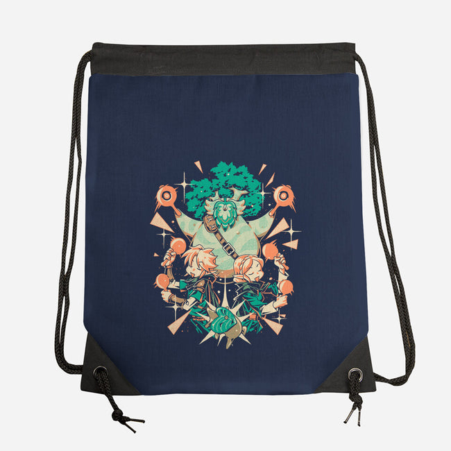 Cha Cha Cha-None-Drawstring-Bag-1Wing