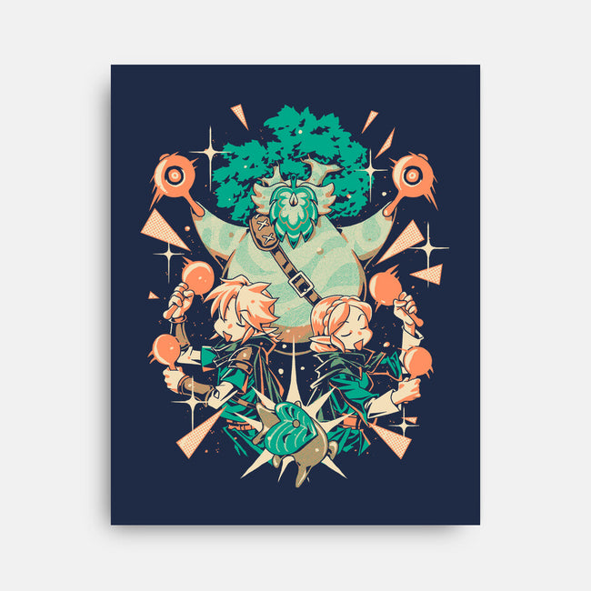 Cha Cha Cha-None-Stretched-Canvas-1Wing