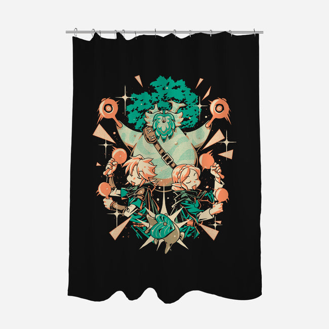 Cha Cha Cha-None-Polyester-Shower Curtain-1Wing