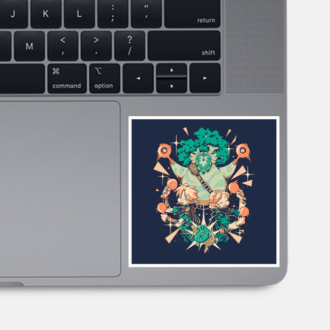 Cha Cha Cha-None-Glossy-Sticker-1Wing