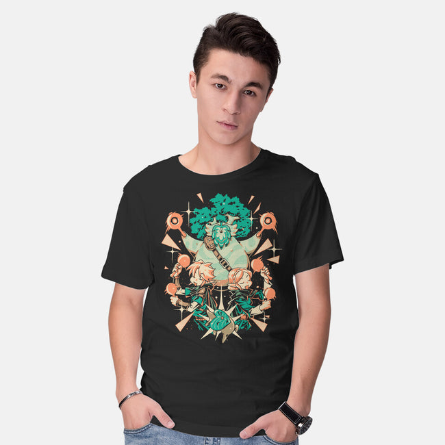Cha Cha Cha-Mens-Basic-Tee-1Wing