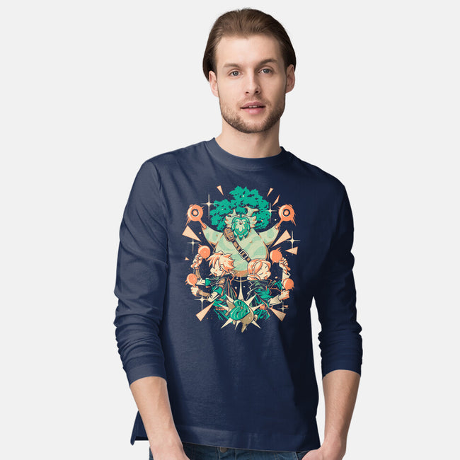 Cha Cha Cha-Mens-Long Sleeved-Tee-1Wing