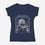 THe Northman Black Metal-Womens-V-Neck-Tee-Nemons