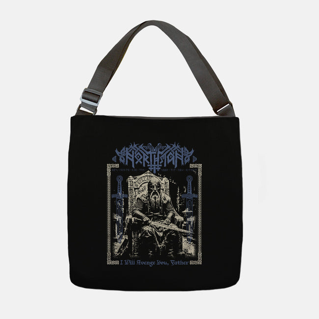 THe Northman Black Metal-None-Adjustable Tote-Bag-Nemons