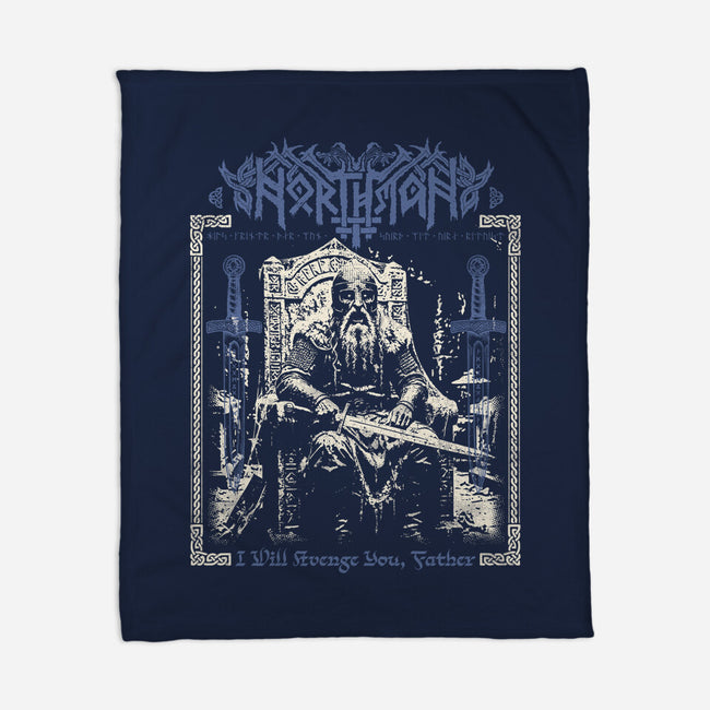THe Northman Black Metal-None-Fleece-Blanket-Nemons
