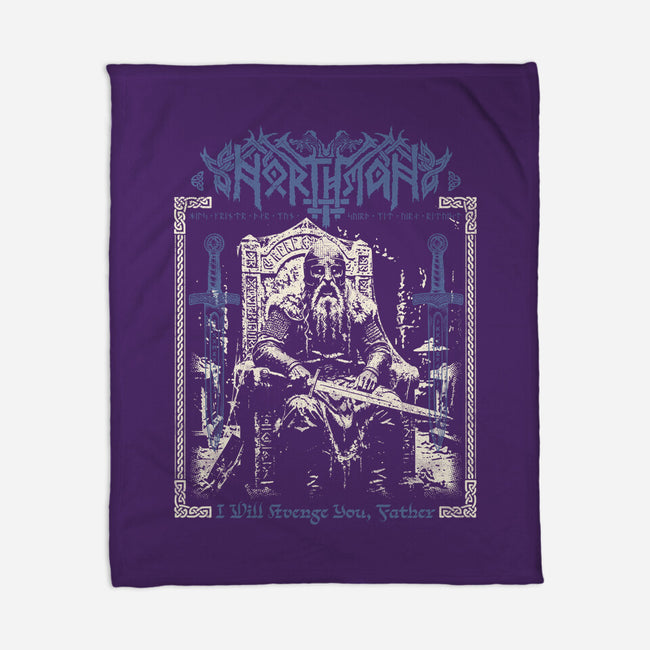 THe Northman Black Metal-None-Fleece-Blanket-Nemons
