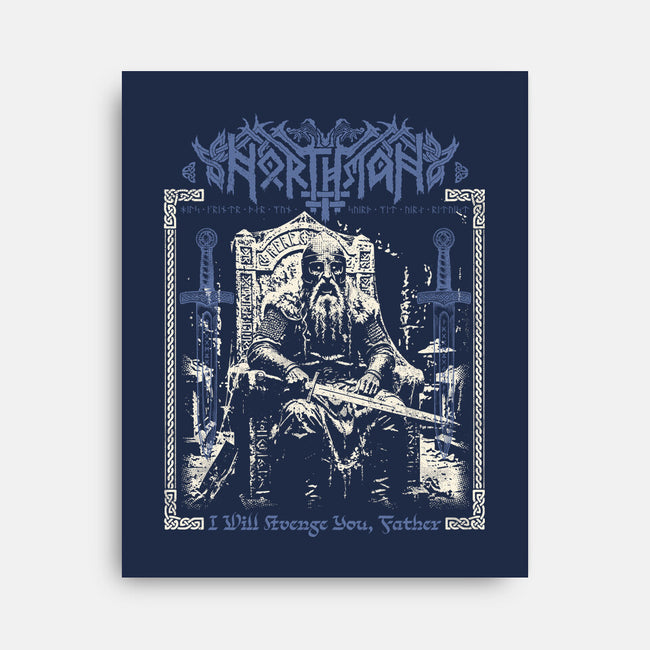 THe Northman Black Metal-None-Stretched-Canvas-Nemons
