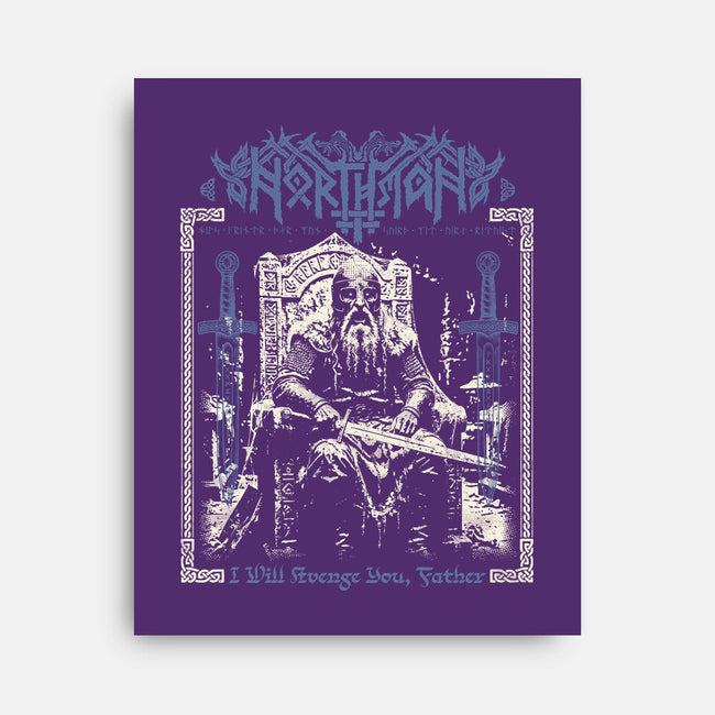 THe Northman Black Metal-None-Stretched-Canvas-Nemons