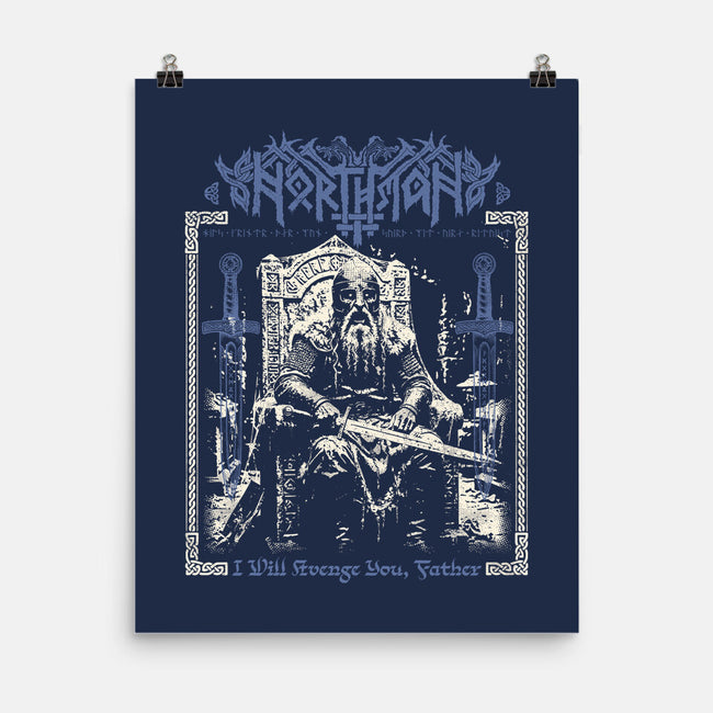 THe Northman Black Metal-None-Matte-Poster-Nemons
