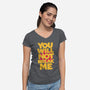 You Will Not Break Me-Womens-V-Neck-Tee-retrodivision