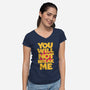 You Will Not Break Me-Womens-V-Neck-Tee-retrodivision