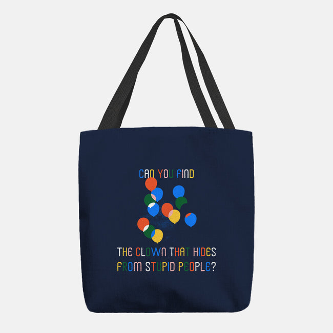 Can You Find The Clown-None-Basic Tote-Bag-rocketman_art