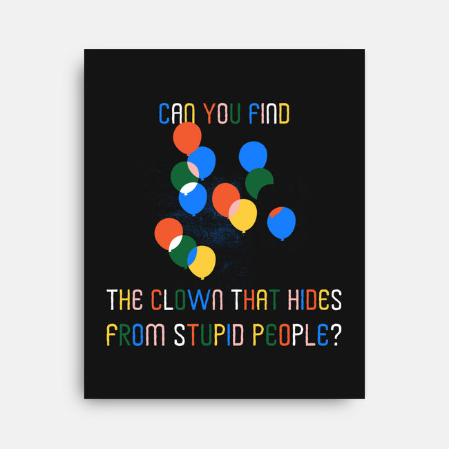 Can You Find The Clown-None-Stretched-Canvas-rocketman_art