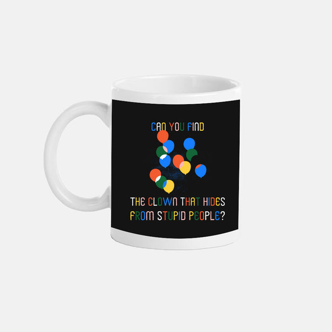 Can You Find The Clown-None-Mug-Drinkware-rocketman_art