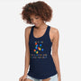 Can You Find The Clown-Womens-Racerback-Tank-rocketman_art