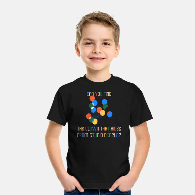Can You Find The Clown-Youth-Basic-Tee-rocketman_art