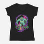 The Cyclops's Cave-Womens-V-Neck-Tee-Diego Gurgell