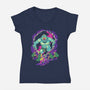 The Cyclops's Cave-Womens-V-Neck-Tee-Diego Gurgell