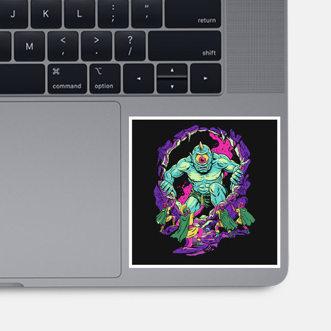 The Cyclops's Cave-None-Glossy-Sticker-Diego Gurgell