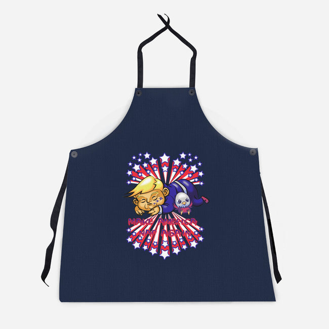 Make America Nap Again-Unisex-Kitchen-Apron-Samuel