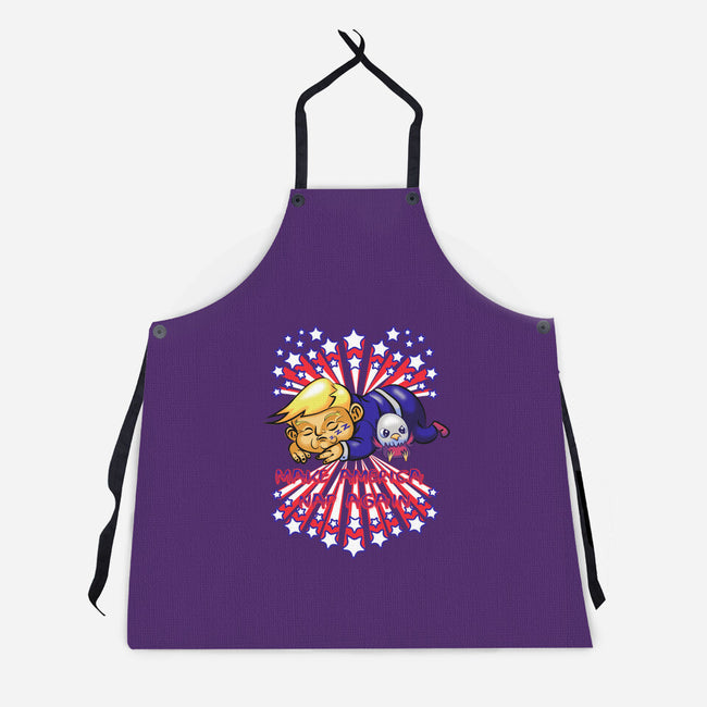 Make America Nap Again-Unisex-Kitchen-Apron-Samuel