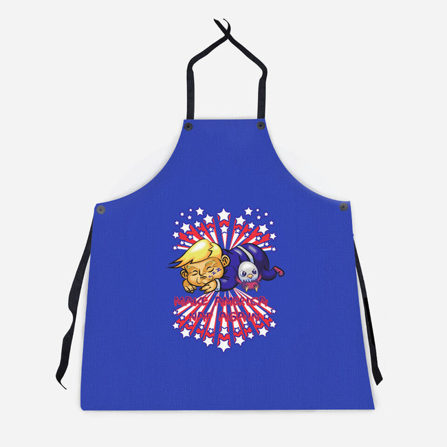 Make America Nap Again-Unisex-Kitchen-Apron-Samuel
