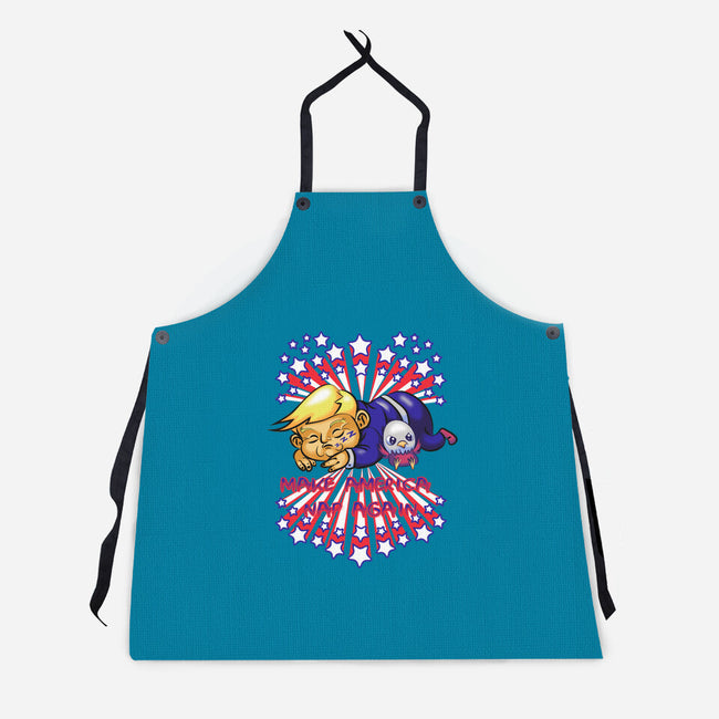 Make America Nap Again-Unisex-Kitchen-Apron-Samuel