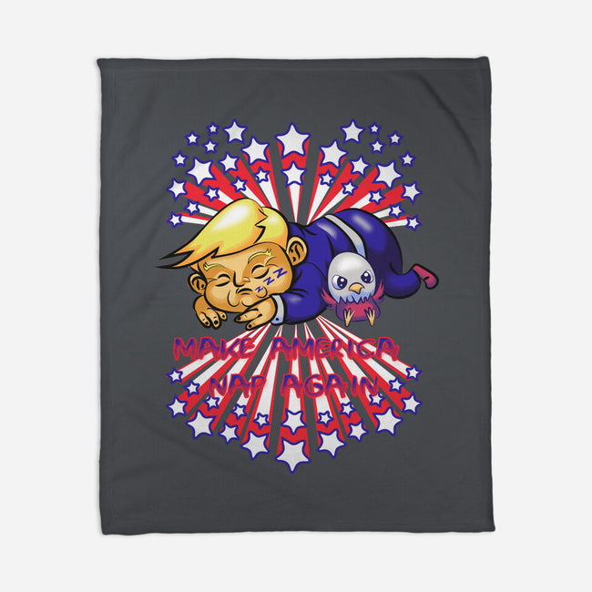 Make America Nap Again-None-Fleece-Blanket-Samuel