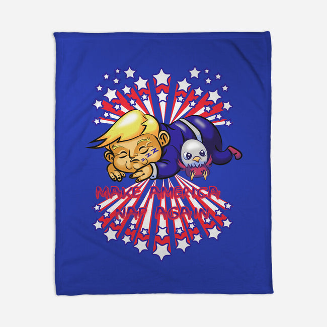 Make America Nap Again-None-Fleece-Blanket-Samuel