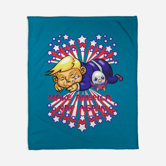 Make America Nap Again-None-Fleece-Blanket-Samuel