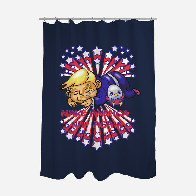Make America Nap Again-None-Polyester-Shower Curtain-Samuel
