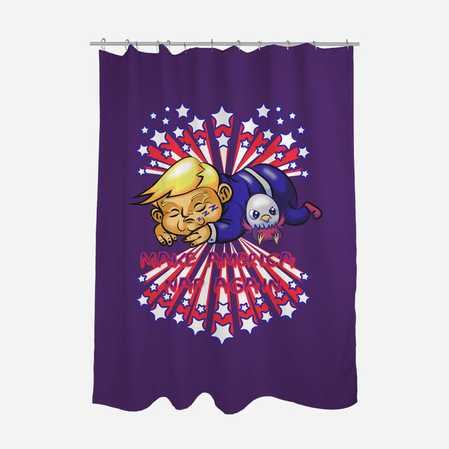 Make America Nap Again-None-Polyester-Shower Curtain-Samuel
