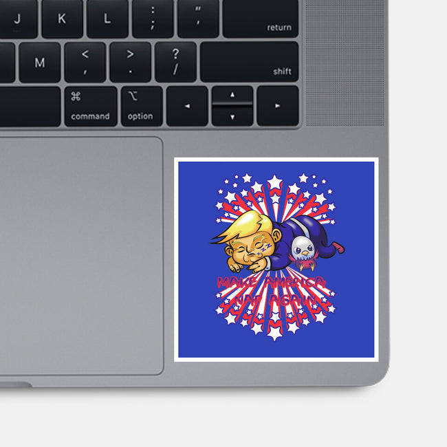 Make America Nap Again-None-Glossy-Sticker-Samuel