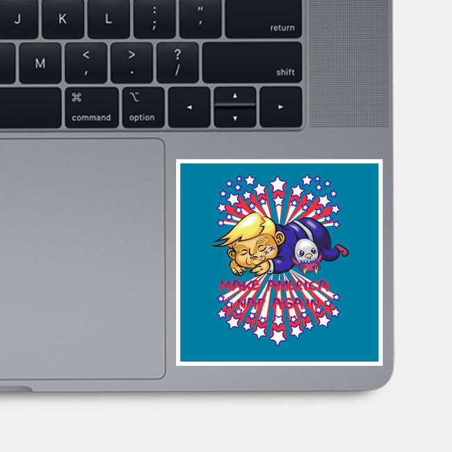 Make America Nap Again-None-Glossy-Sticker-Samuel