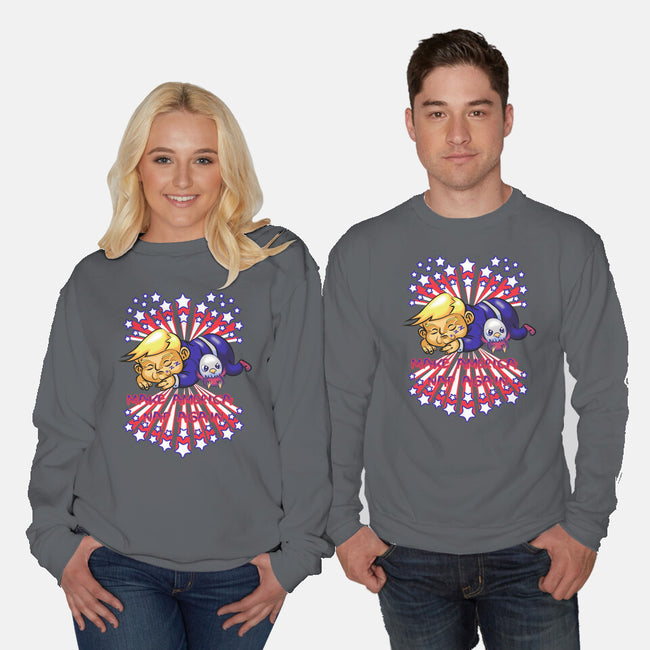 Make America Nap Again-Unisex-Crew Neck-Sweatshirt-Samuel