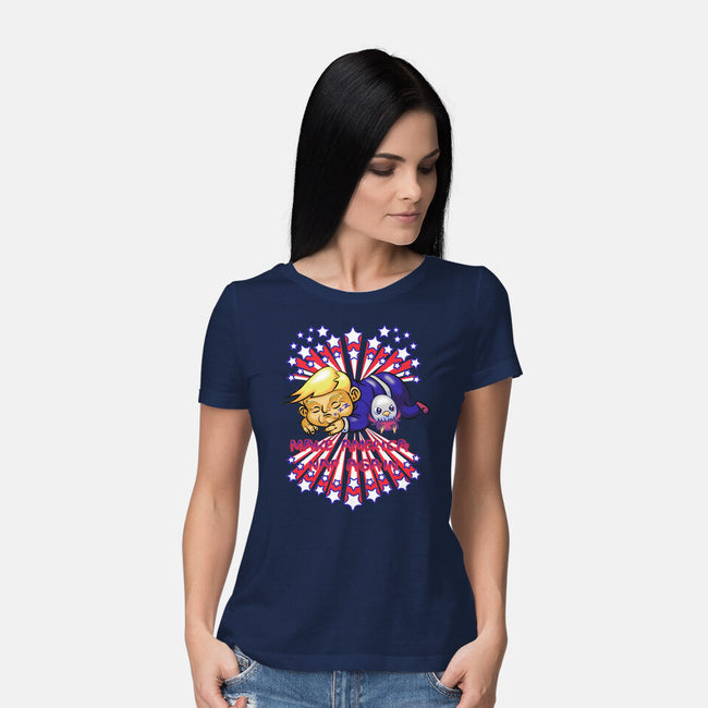 Make America Nap Again-Womens-Basic-Tee-Samuel