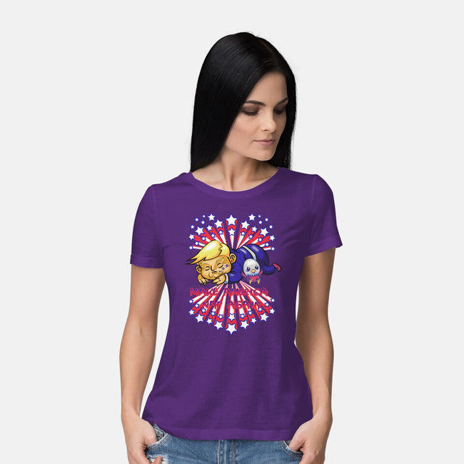 Make America Nap Again-Womens-Basic-Tee-Samuel