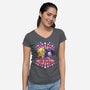 Make America Nap Again-Womens-V-Neck-Tee-Samuel
