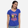 Make America Nap Again-Womens-V-Neck-Tee-Samuel