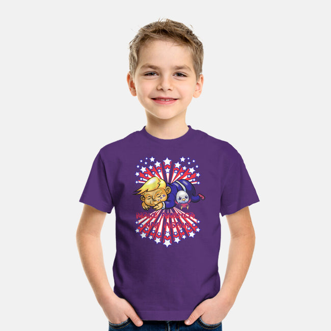 Make America Nap Again-Youth-Basic-Tee-Samuel
