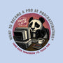 Become A Pro At Procrastinating-Womens-Basic-Tee-glitchygorilla