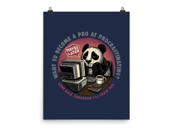 Become A Pro At Procrastinating